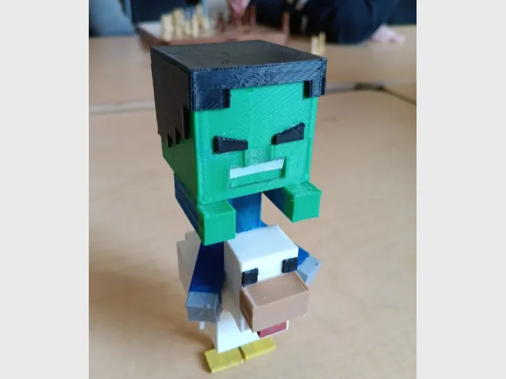 Chicken Jockey!!! - A Minecraft Movie - No AMS