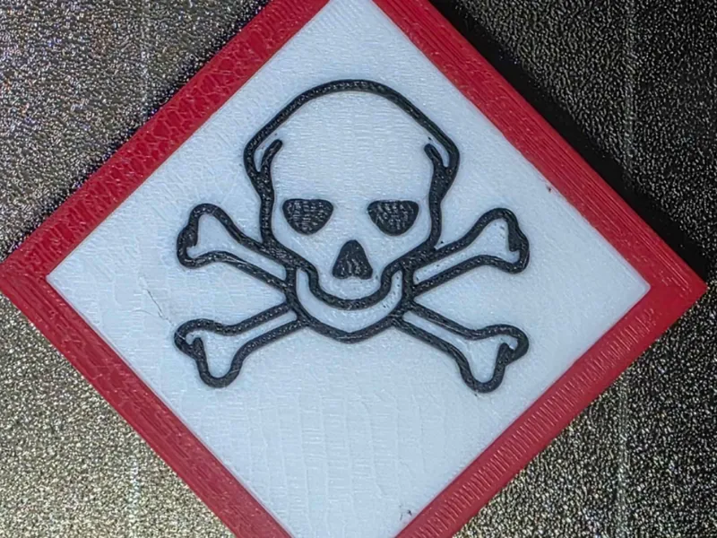Acute Toxicity Keychain