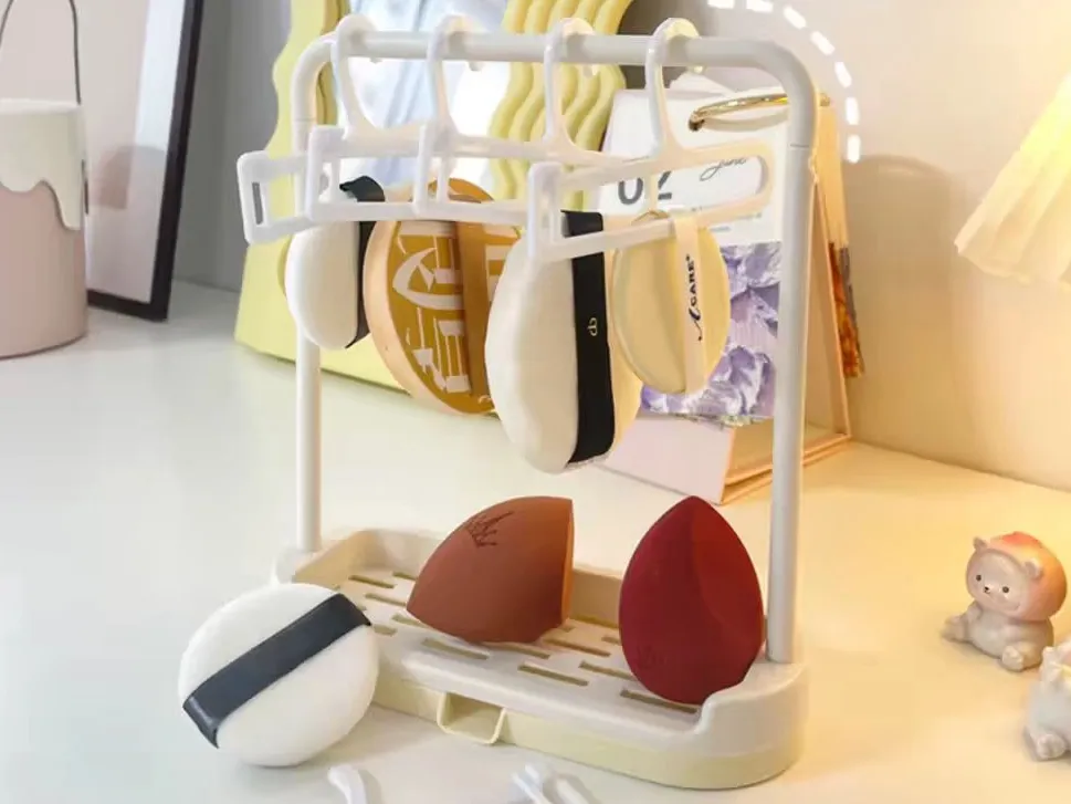 Puffs Rack Powder Puff Drying Rack - Free 3D Print Model - MakerWorld