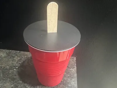 Popsicle Stick holder for Solo Cup / Mangonada
