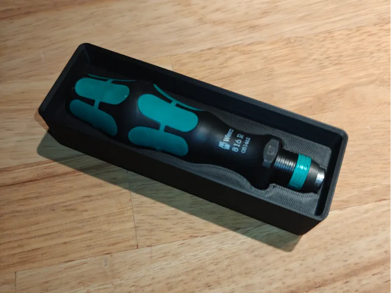 Gridfinity Wera rapidaptor 816 R bit holder bin