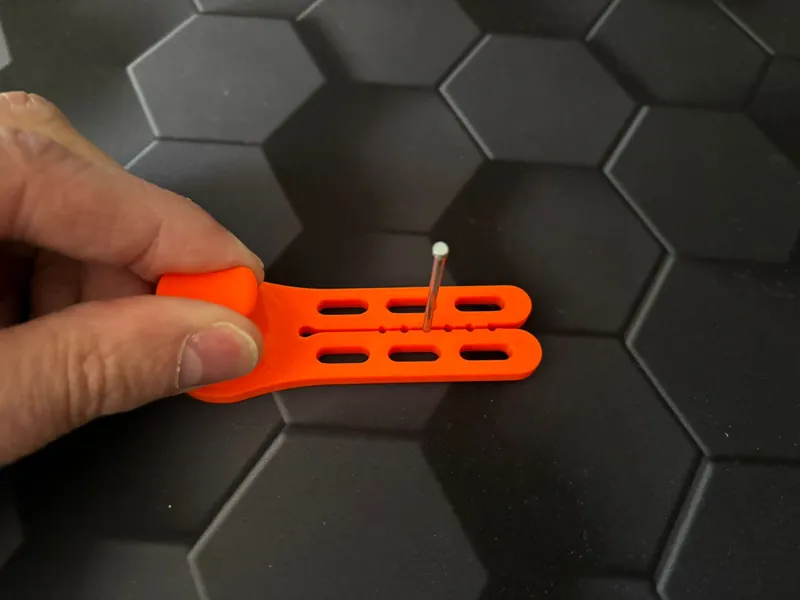 Finger saving nails holder 