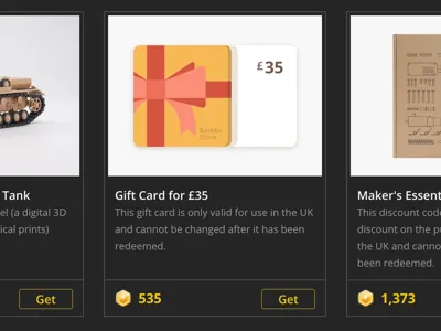 How people are getting gift cards on Maker World