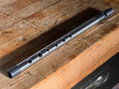 Single-Piece Tin Whistle for the H2D Printer