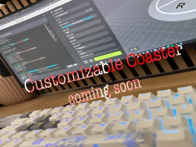 🚀 Soon you’ll be able to design your own coaster!