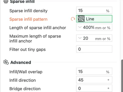 [Guide] Sparse Infill Settings and Selection Tips