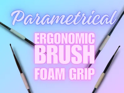  Ergonomic TPU Grips — Now Parametric