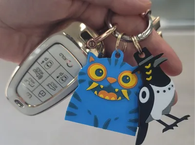 Derpy and Sussie, the stars of K-Pop Demon Hunters