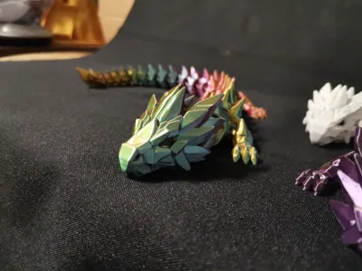 New model - Articulated Crystal Spine Dragon