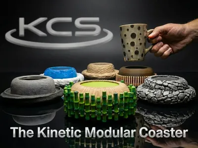 KCS Coasters, Art blending with Kinetics NOW LIVE!