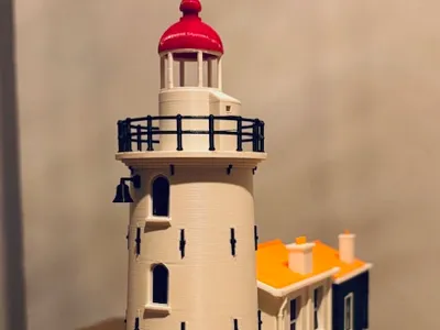 Schematics Lighthouse "Paard van Marken" - Lights
