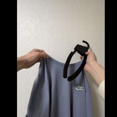 Stop Stretching Your Collar | Click-Fold Hanger