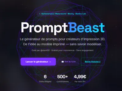 PromptBeast — Génère tes prompts en quelques clics