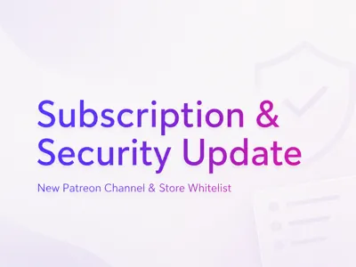 Subscription & Security Update