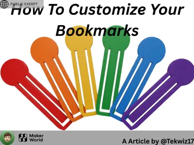 PUBLIC EXERPT: How to Customize Your Bookmarks