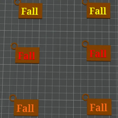 Fall Keychains