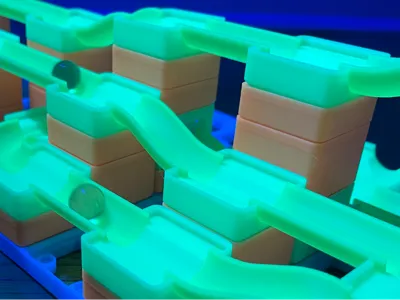 Gridfinity Marble Run