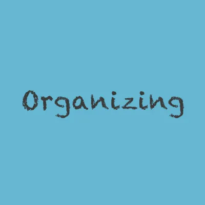 organizing