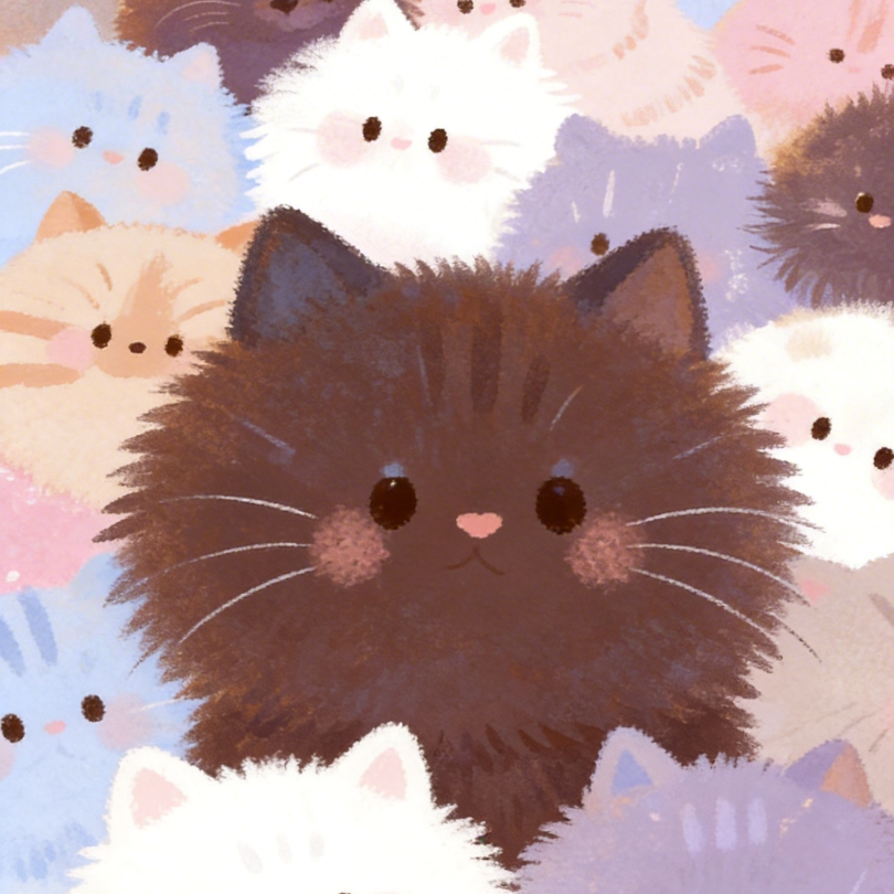 小猫与海