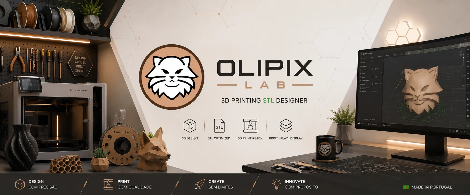 OliPix Creative Lab by Rodolfo Sa | Published - MakerWorld