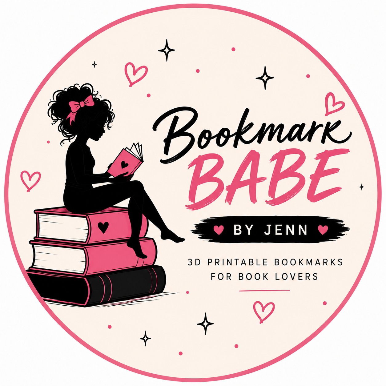 Bookmark Babe by Jenn