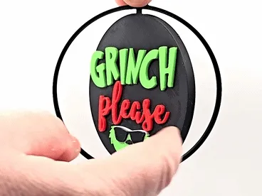 GrinchMas Spinning Ornaments