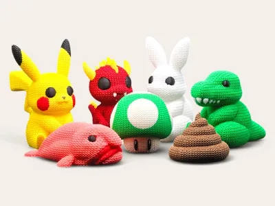 Knitted Models - CuratedAwesome