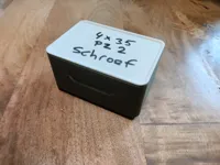 Lid / cover 0.28mm layer, 2 walls, 15% infill