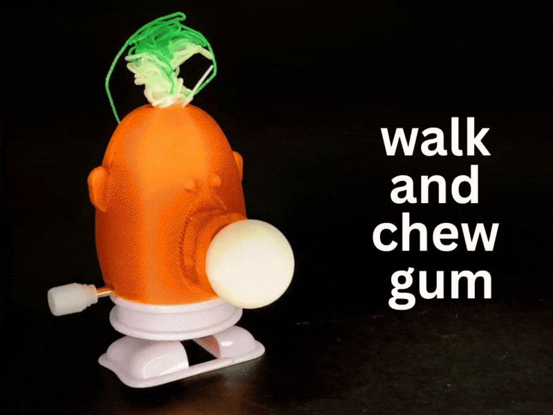 Wind-up Walk and Chew Gum