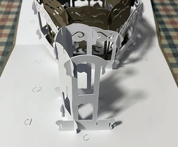 Carousel Card Filing Carousel pop-up card - Free 3D Print Model - MakerWorld