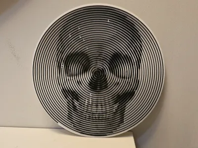Ikonic 3D Halftone Wall Art