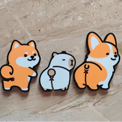 Animal Butt Bread Bag Clips