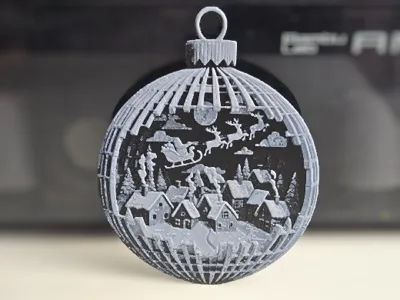 Fritz3D Christmas Ornaments
