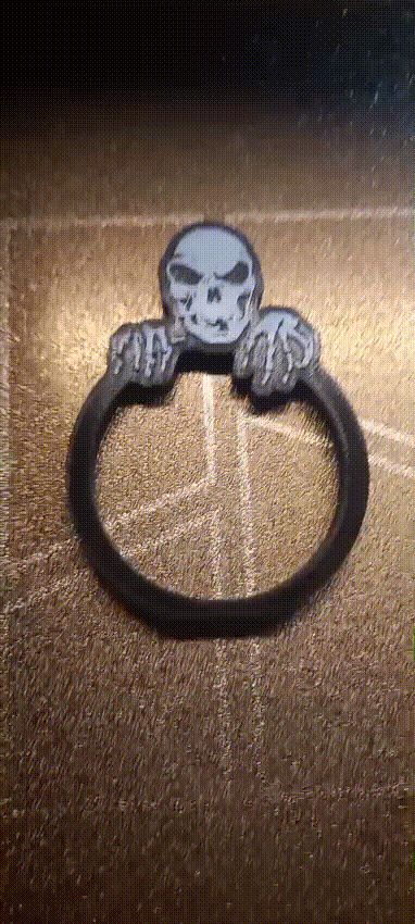 Halloween Skull Napkin Holder Without AMS